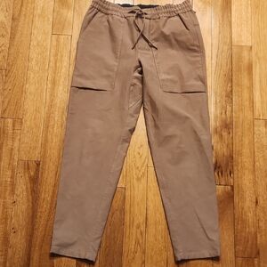 Lululemon Stretch Drawstring Jogger Pants Tan Size Medium